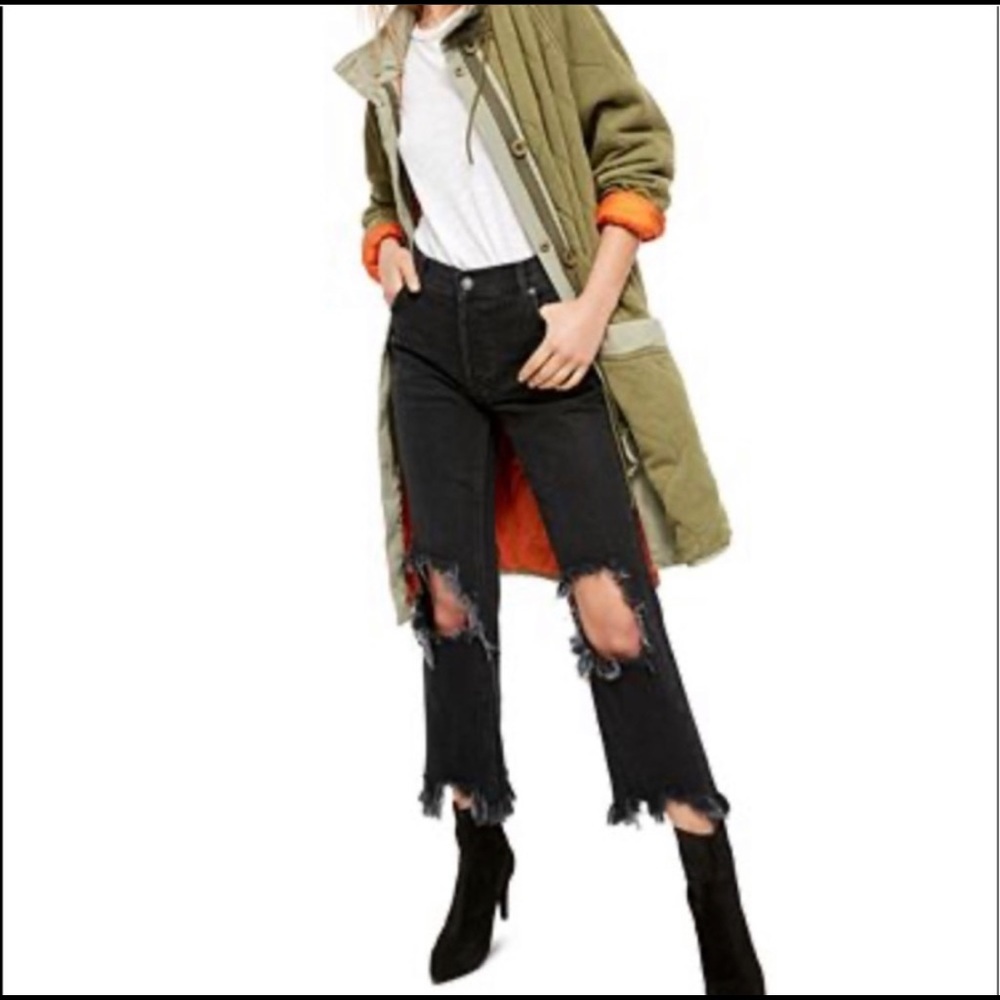 Free People Maggie Mid Rise Jeans